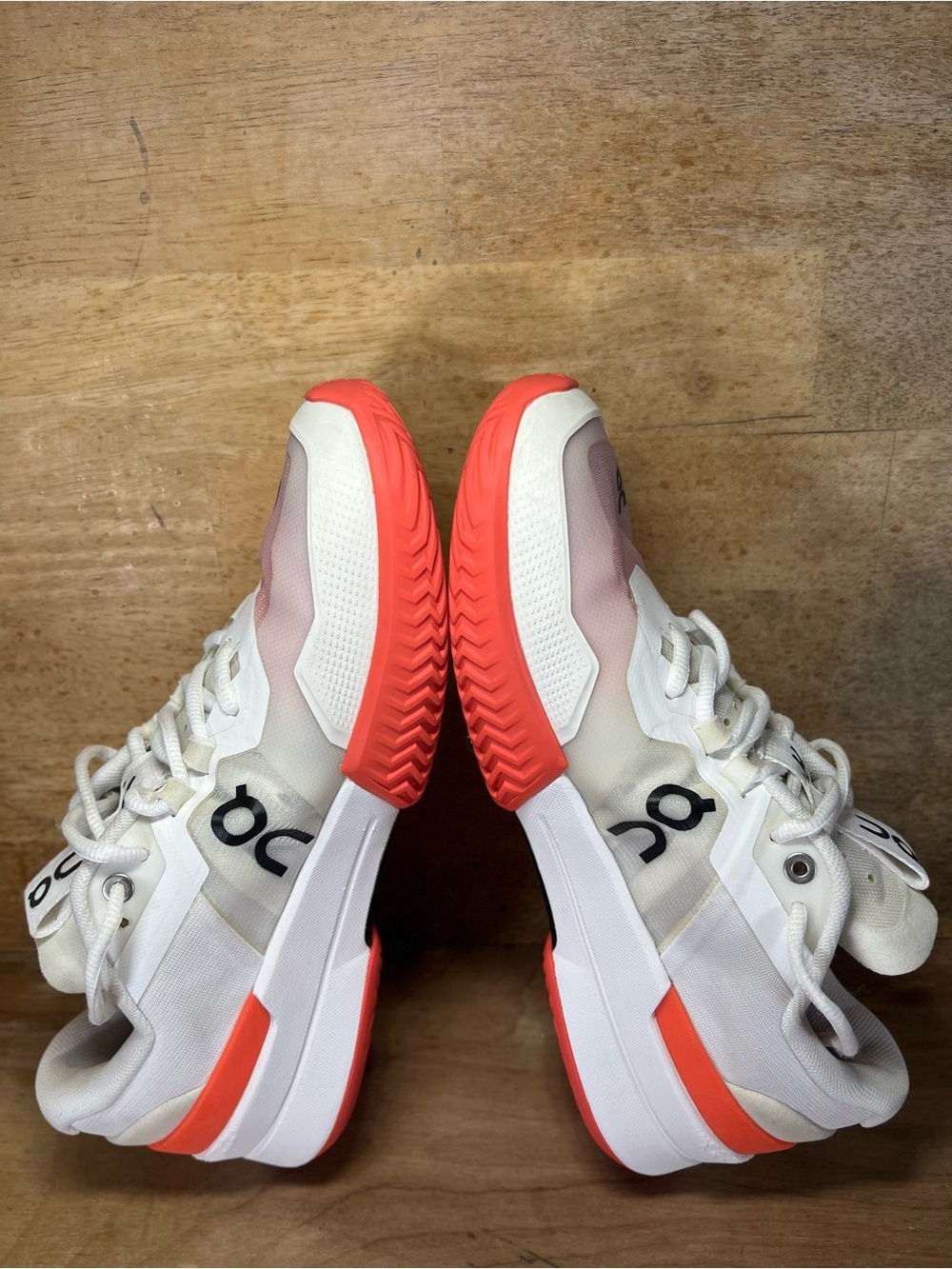 On Cloud The Roger Pro 2 Clay Womens Size 9 Tennis Shoes Sneakers White Orange - Picture 6 of 13